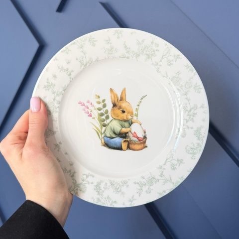 Тарілка "Весняний подих" , 20 см (кролик)