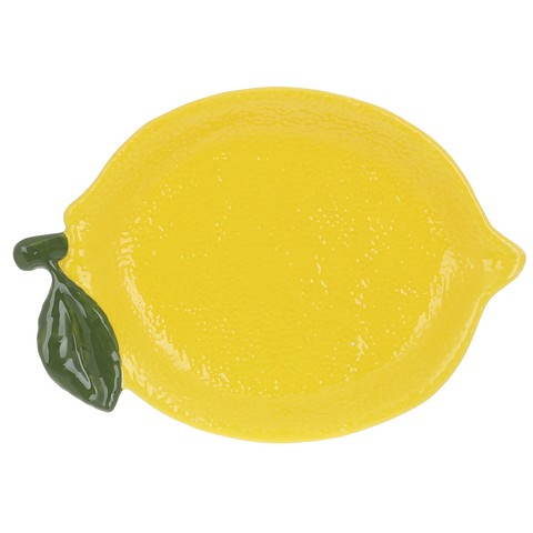 Тарілка у формі лимона 30 см