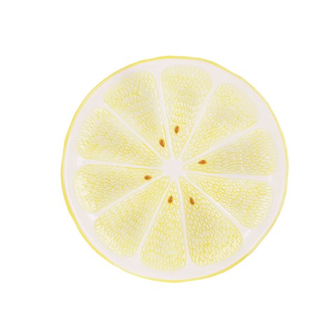 Кругла тарілка "Лимон" (30.5 см.)