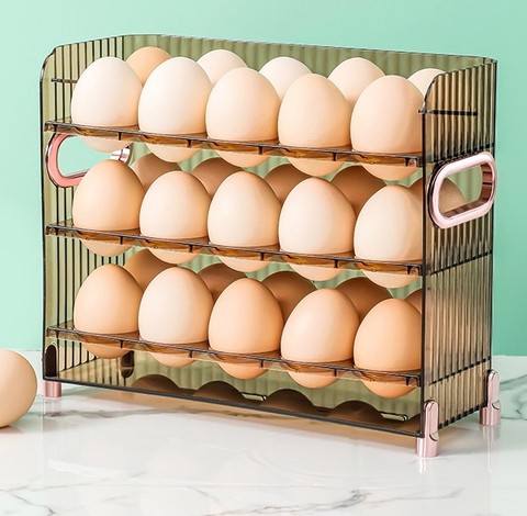 Лоток для яєць у холодильник золото